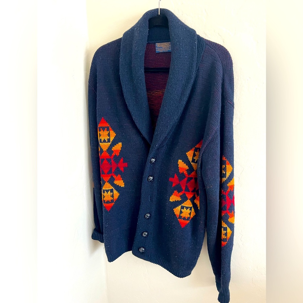 Vintage Pendleton Navy Sweater